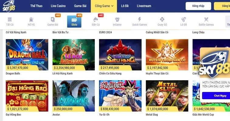 Slot game phù hợp với nhu cầu trải nghiệm của hội viên